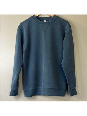 Lululemon Softstreme Crewneck Oversize Pullover Sweatshirt Size 4‎ Blue